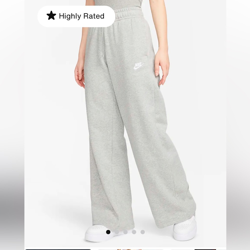 Nike Gray Women's Wide-Leg Pants